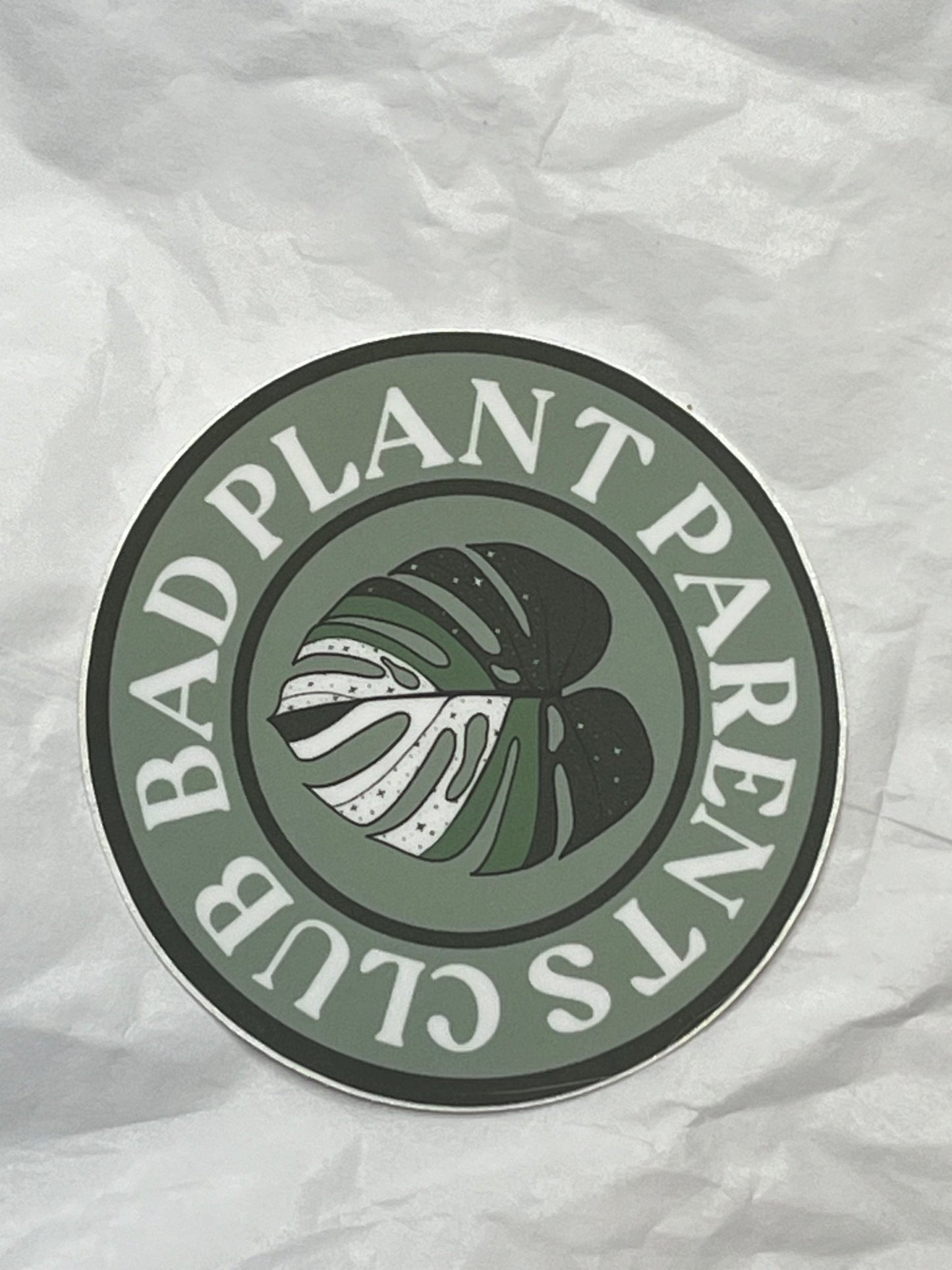 Bad Plant Parents Club Sticker - 1 pc - T & R Underground Books