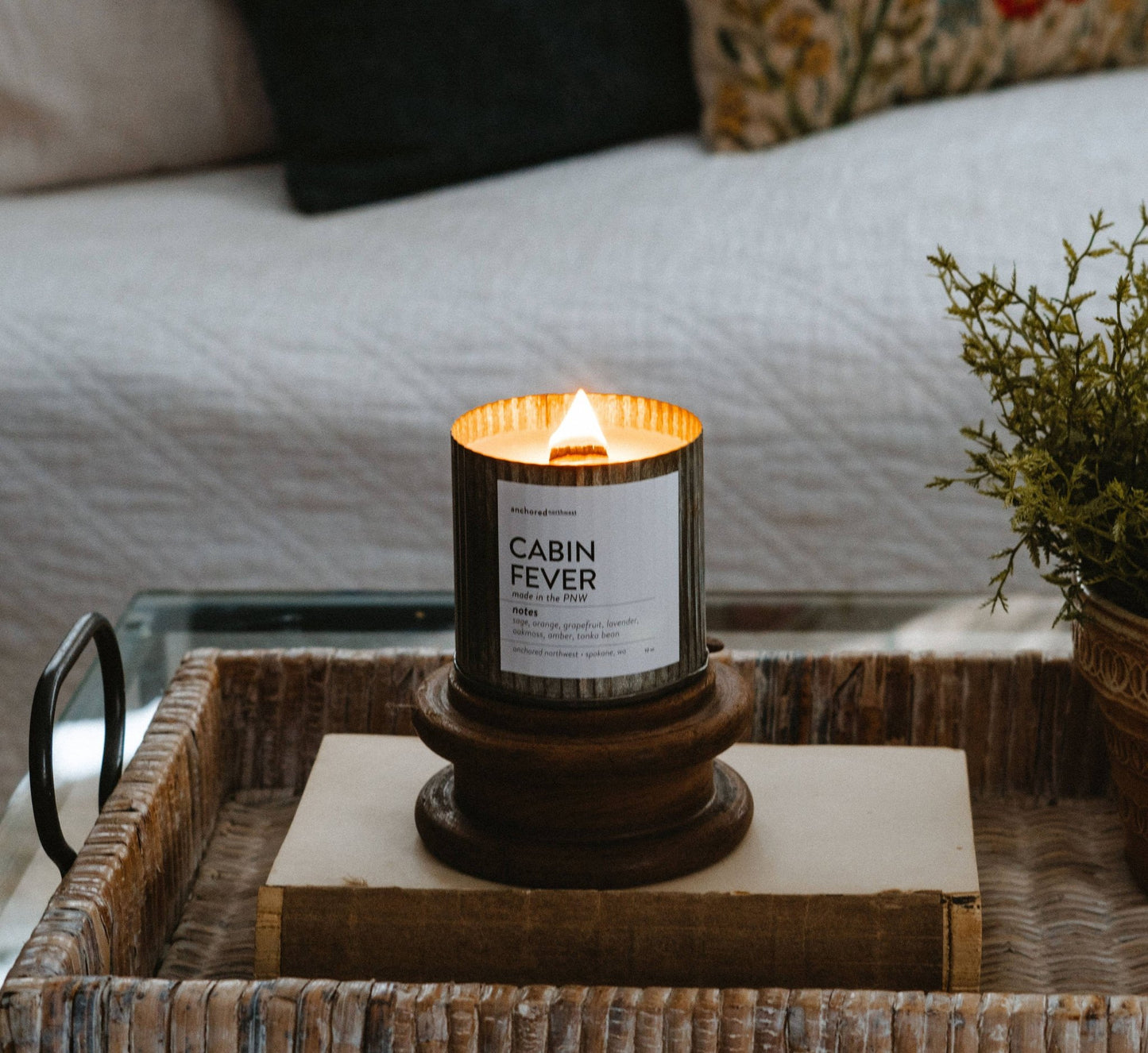 Best Friend 10 oz Wood Wick Scented Rustic Farmhouse Soy Candle - T & R Underground Books