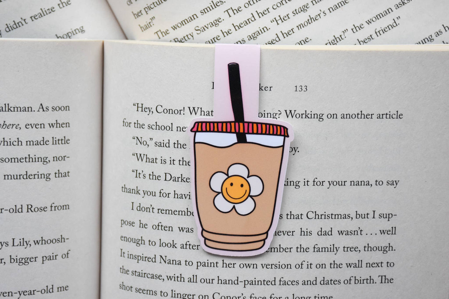 Iced Coffee Lightweight Magnetic Bookmark - T & R Underground Books