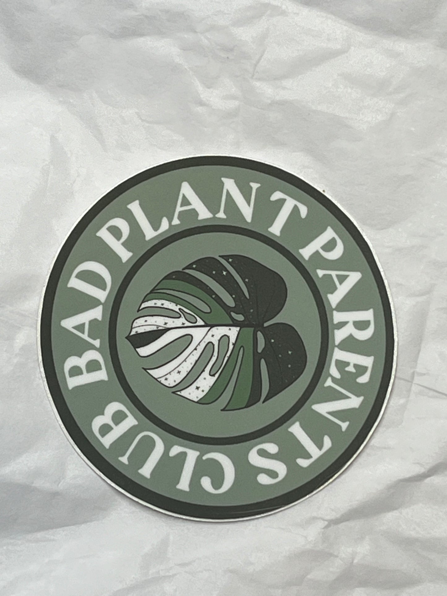 Bad Plant Parents Club Sticker - 1 pc